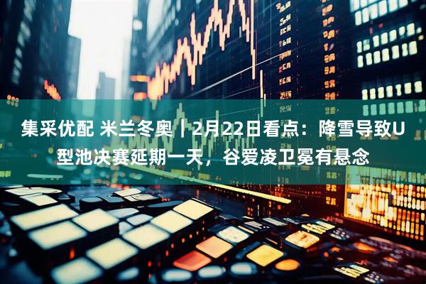 集采优配 米兰冬奥｜2月22日看点：降雪导致U型池决赛延期一天，谷爱凌卫冕有悬念